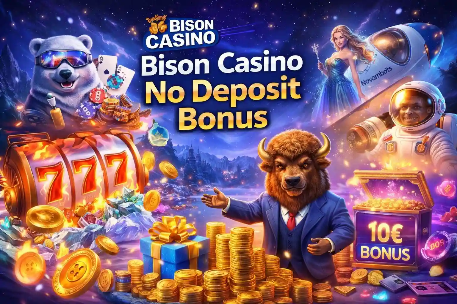 Bison Casino No Deposit Bonus (Deutschland)